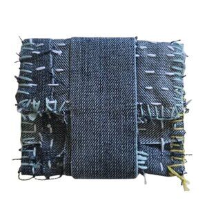 Handcrafted Upcycled Denim Patchwork Boro Stitch Wallet